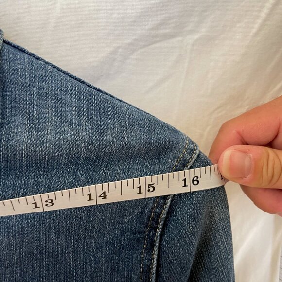 AG Adriano Goldschmied - Robyn Denim Jacket, Size L - Picture 5 of 9